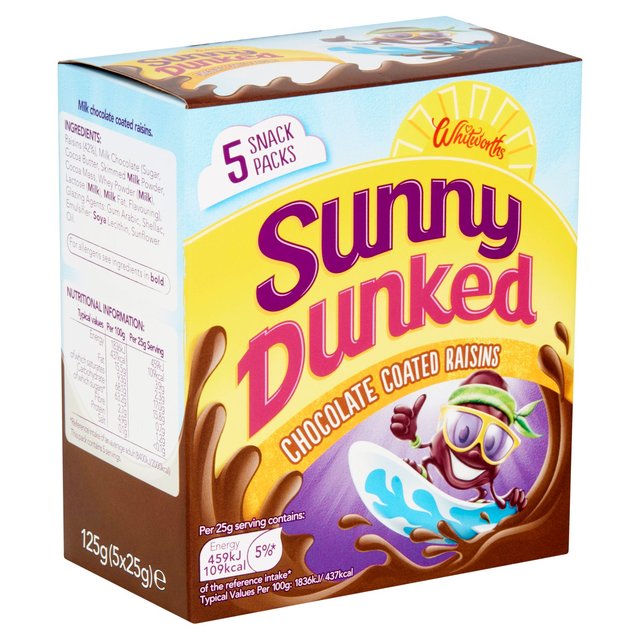 Sunny Chocolate Coated Raisins Kids Snack Pack Crisps, Nuts & Snacking Fruit M&S Default Title  