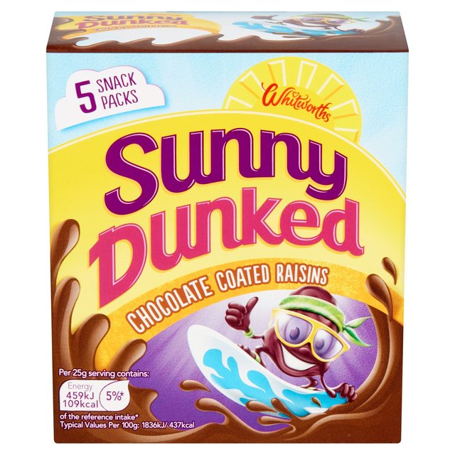 Sunny Chocolate Coated Raisins Kids Snack Pack