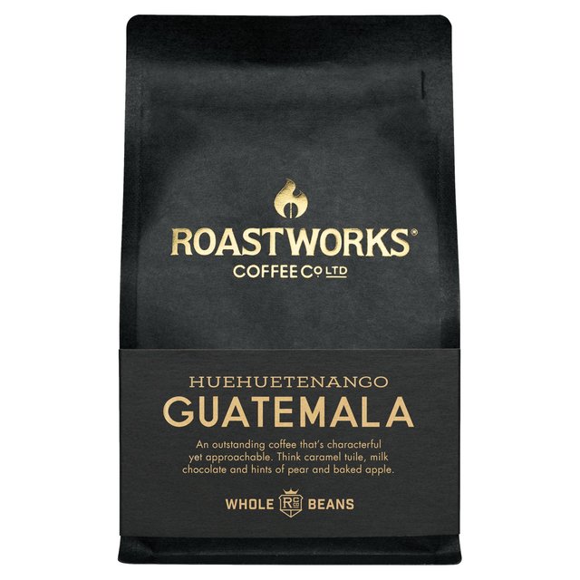 Roastworks Guatemala Whole Bean Coffee Tea M&S Default Title  