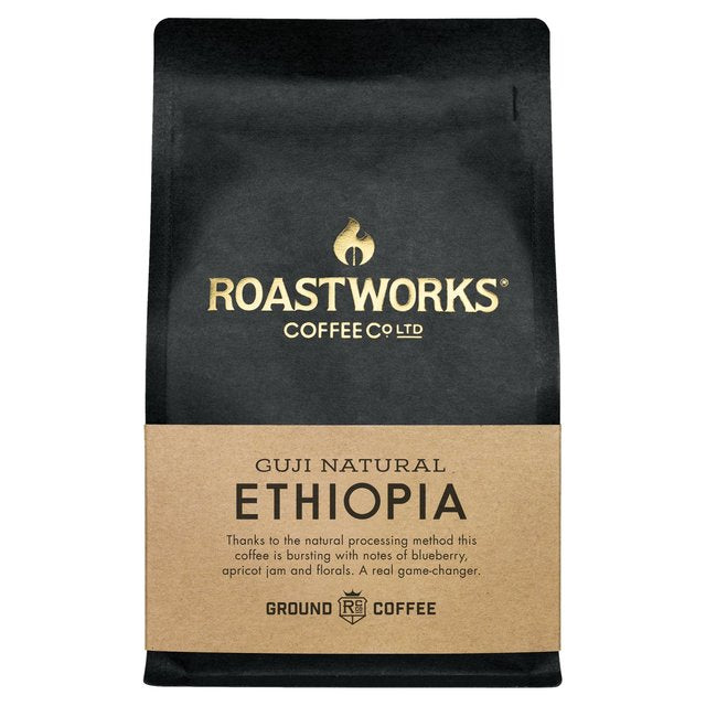 Roastworks Ethiopia Natural Ground Coffee Food Cupboard M&S Default Title  