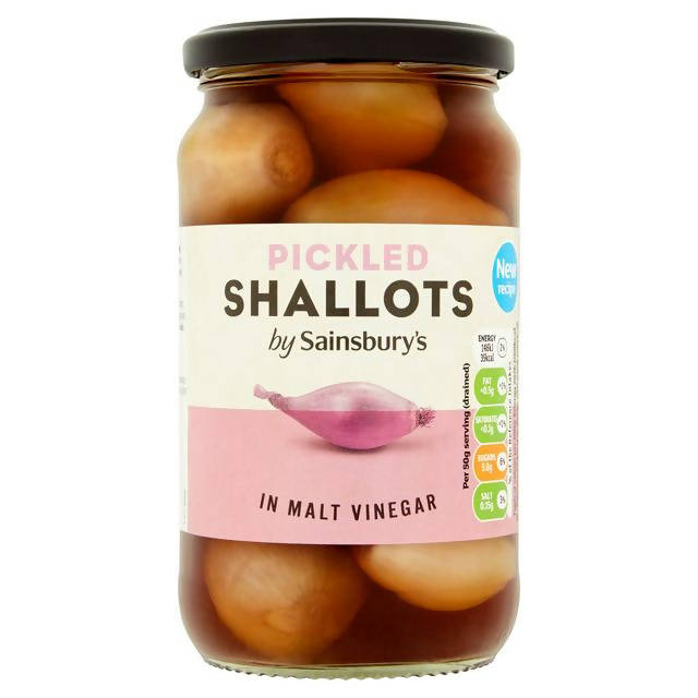 Sainsbury's Pickled Shallots in Malt Vinegar 465g