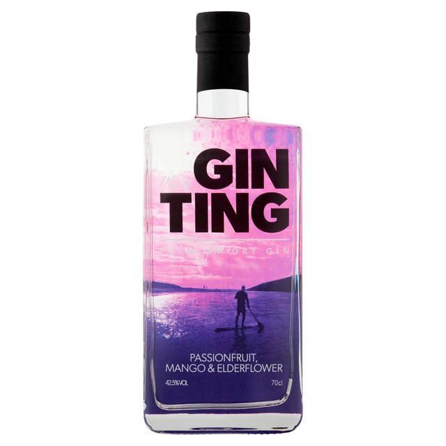 Gin Ting Passionfruit, Mango & Elderflower Gin BEER, WINE & SPIRITS M&S Default Title  