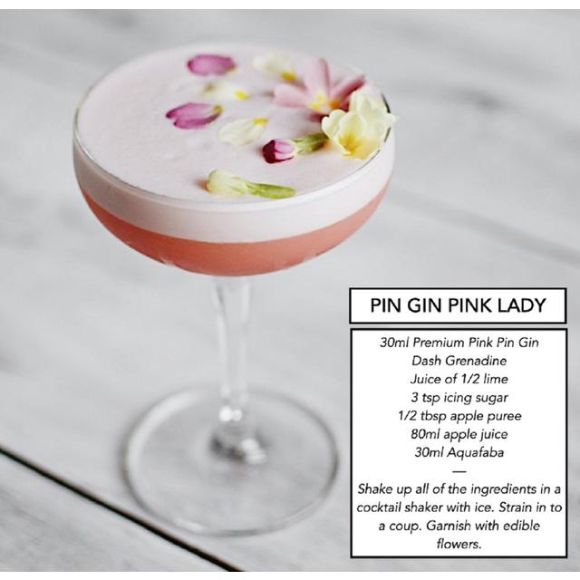 Pin Gin Premium Pink Gin BEER, WINE & SPIRITS M&S   