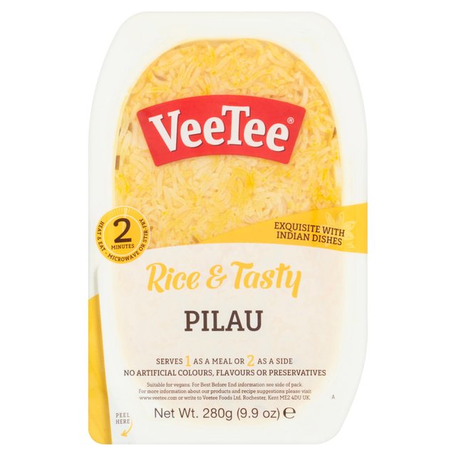 Veetee Heat and Eat Pilau Rice Tray