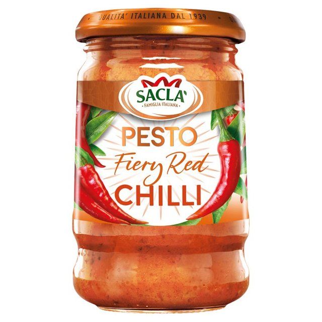 Sacla' Fiery Chilli Pesto Cooking Sauces & Meal Kits M&S Default Title  