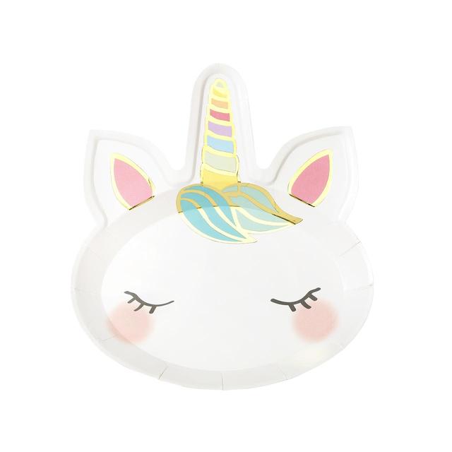 Magical Unicorn Paper Plates 22cm