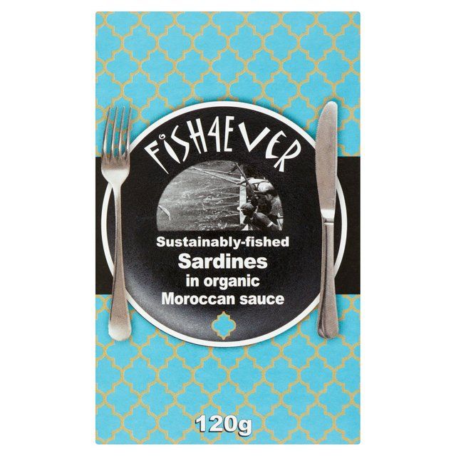 Fish 4 Ever Moroccan Sardines FOOD CUPBOARD M&S Default Title  