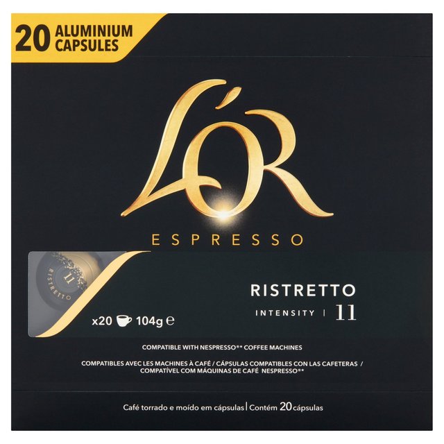 L'OR Espresso Ristretto Intensity Tea M&S   