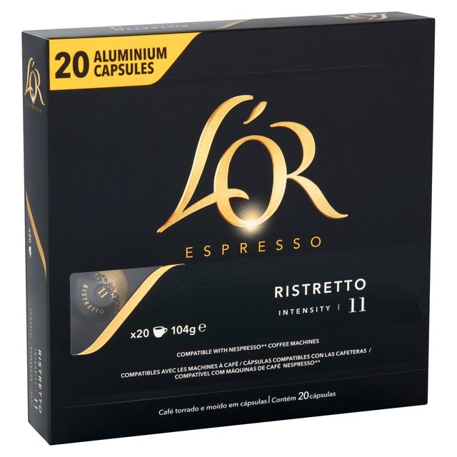 L'OR Espresso Ristretto Intensity Tea M&S   