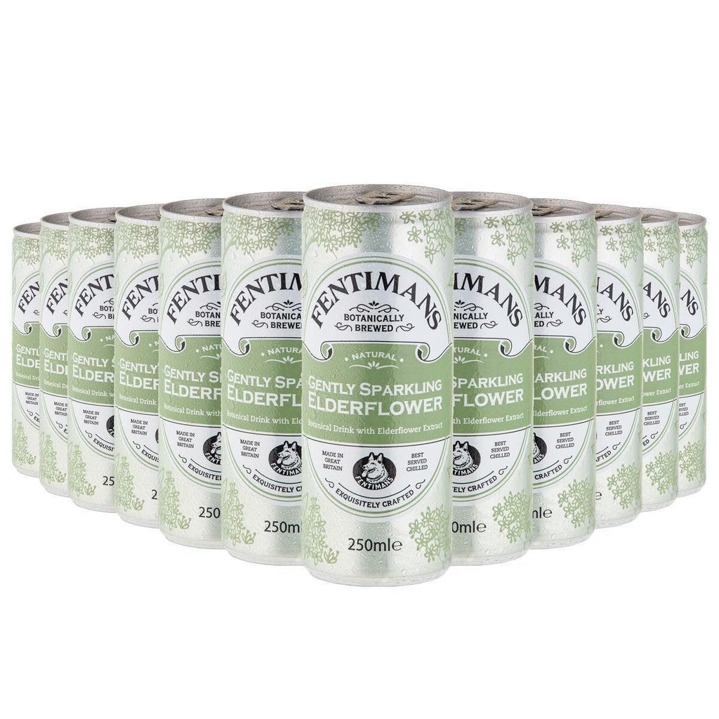 Fentimans Gently Sparkling Elderflower Water, 12 x 250ml