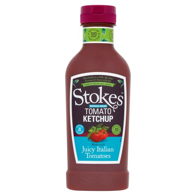 Stokes Reduced Sugar Tomato Ketchup Squeezy