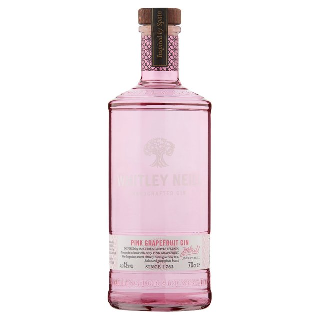 Whitley Neill Pink Grapefruit Gin Liqueurs and Spirits M&S Default Title  