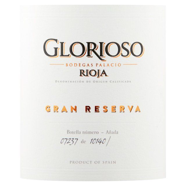 Bodegas Palacio Glorioso Gran Reserva Wine & Champagne M&S   