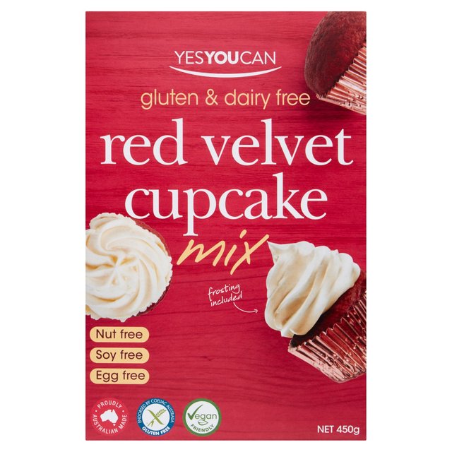 YesYouCan Red Velvet Cupcake Mix Sugar & Home Baking M&S   