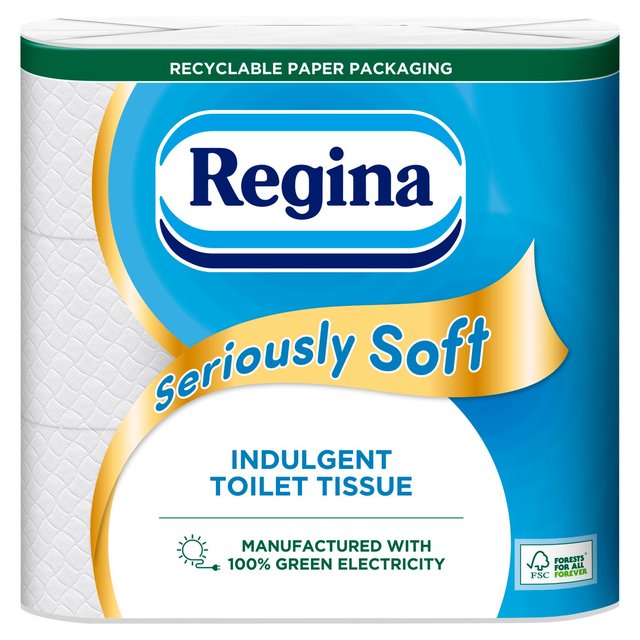 Regina Seriously Soft Toilet Tissue - 9 Rolls