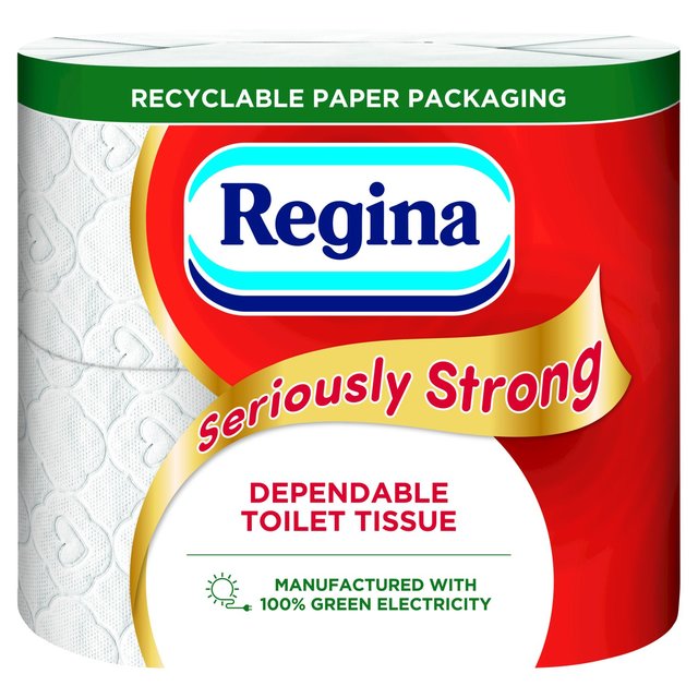 Regina Seriously Strong Toilet Tissue - 4 Rolls