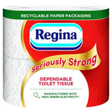 Regina Seriously Strong Toilet Tissue - 4 Rolls Bathroom M&S   