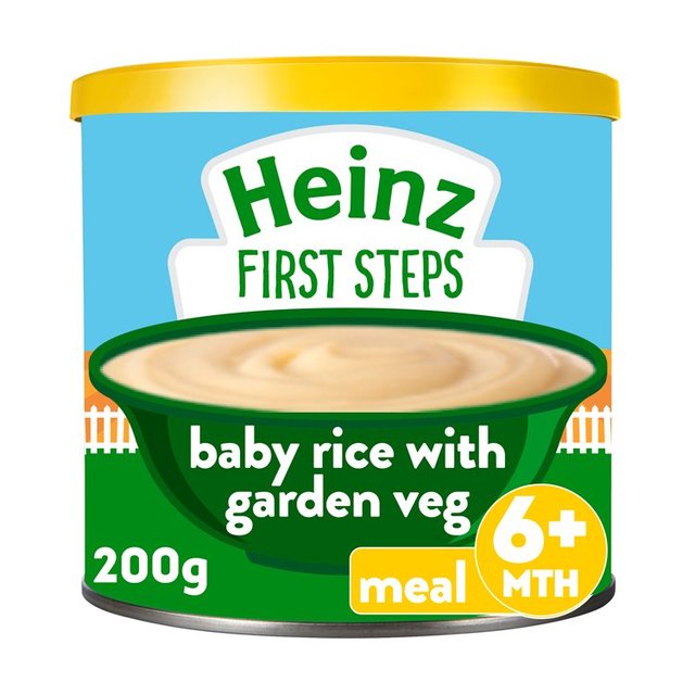 Heinz First Steps Baby Rice with Garden Veg, 6 mths+ GOODS M&S   