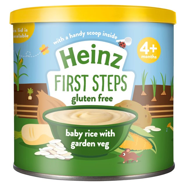 Heinz First Steps Baby Rice with Garden Veg, 6 mths+ GOODS M&S   