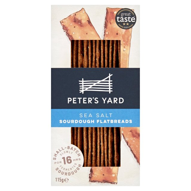 Peter's Yard Sea Salt Sourdough Flatbreads Food Cupboard M&S   