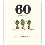 Carrots In The Ground 60th Birthday Card Perfumes, Aftershaves & Gift Sets M&S   