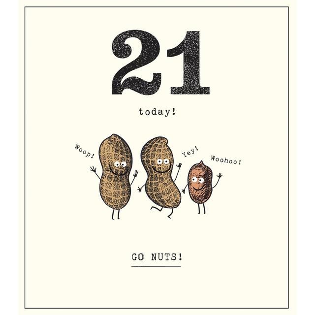 Go Nuts! 21st Birthday Card Perfumes, Aftershaves & Gift Sets M&S   