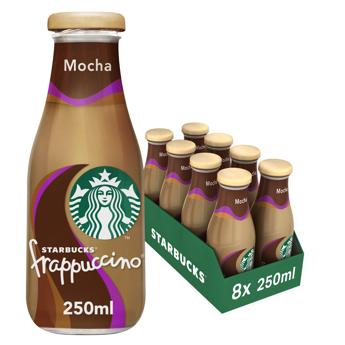 Starbucks Frappuccino Mocha, 8 x 250ml - McGrocer