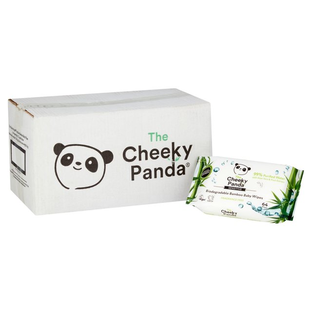 The Cheeky Panda Biodegradable Bamboo Baby Wipes, Multipack Bathroom M&S   