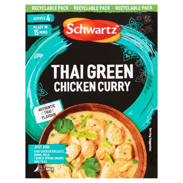 Schwartz Green Thai Curry FOOD CUPBOARD M&S   