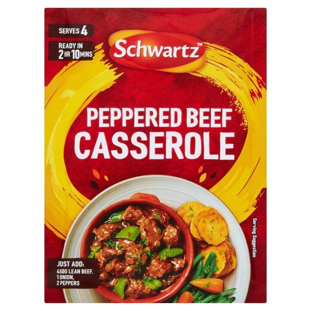 Schwartz Peppered Beef Casserole FOOD CUPBOARD M&S   