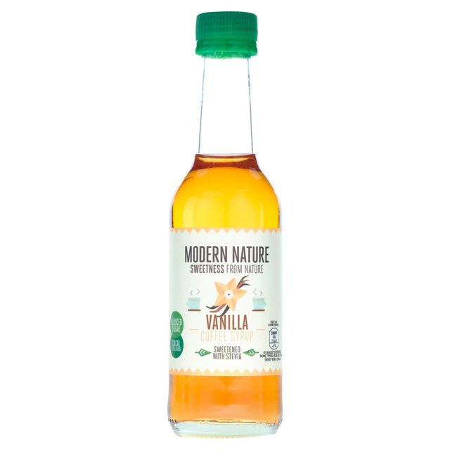 Modern Nature Vanilla Coffee Syrup Reduced Sugar Sugar & Home Baking M&S Default Title  