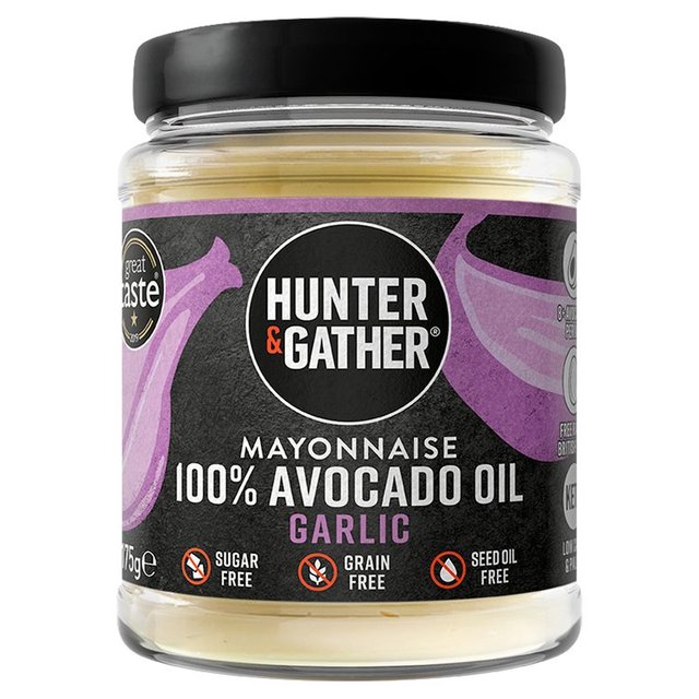 Hunter & Gather Garlic Avocado Oil Mayonnaise Free from M&S   