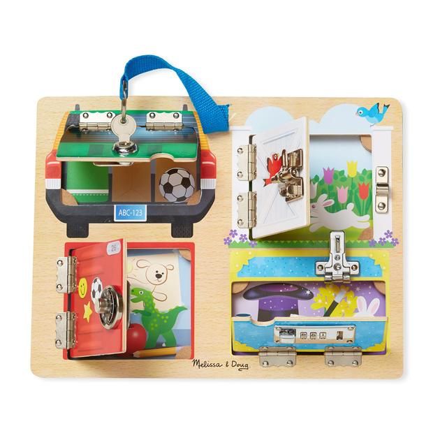 Melissa & Doug Lock and Latch Board, 3yrs+