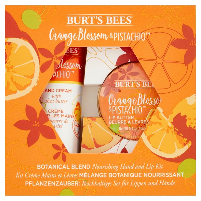 Burt's Bees Hand and Lip Kit, Orange Blossom & Pistachio