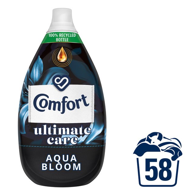 Comfort Ultra-Concentrated Fabric Conditioner Aqua Bloom 58 Wash Tableware & Kitchen Accessories M&S   