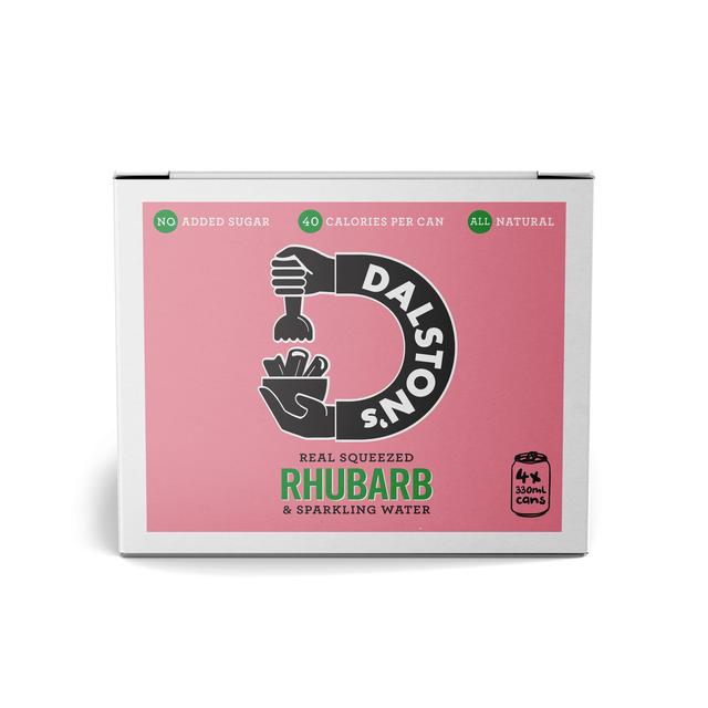 Dalston's Rhubarb No Added Sugar Multipack Fizzy & Soft Drinks M&S Title  