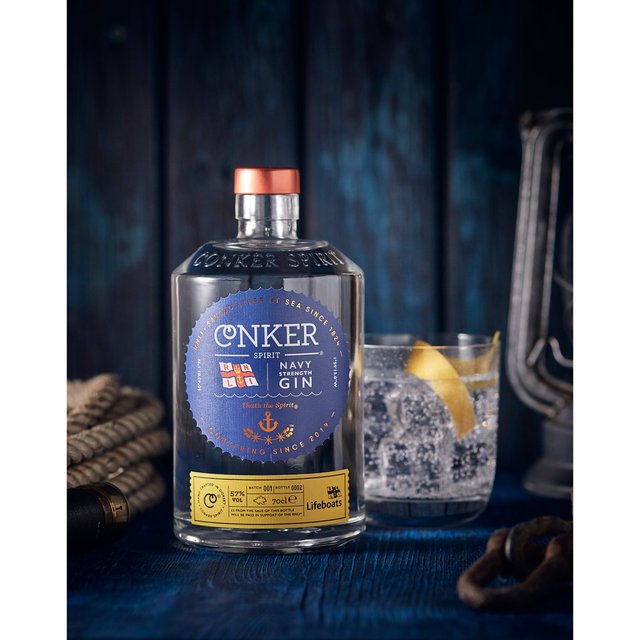 Conker Spirit RNLI Navy Strength Gin BEER, WINE & SPIRITS M&S   