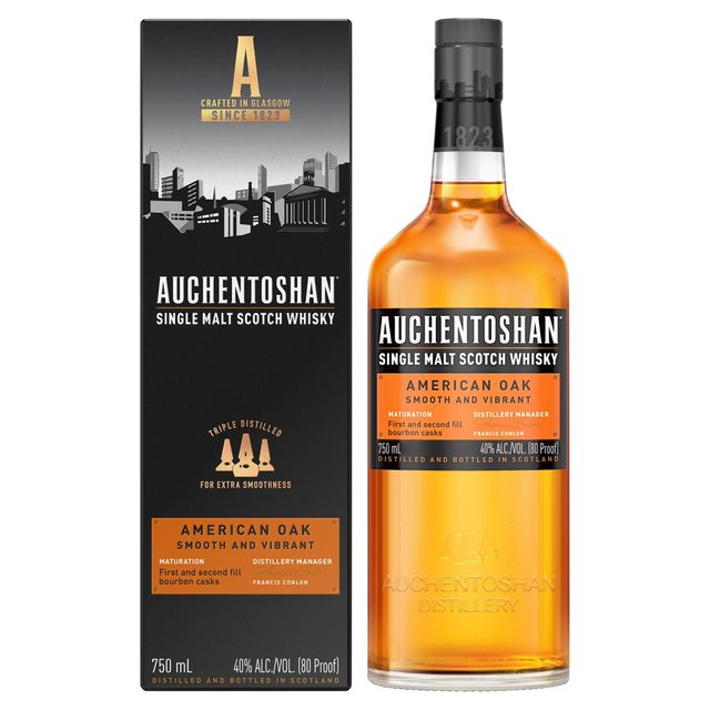 Auchentoshan American Oak Single Malt Whisky BEER, WINE & SPIRITS M&S Default Title  