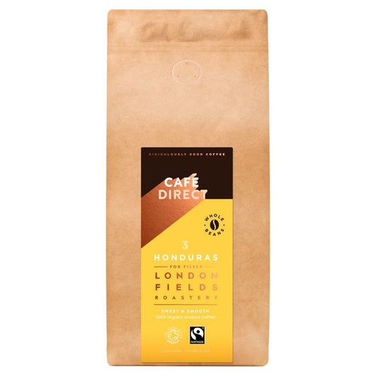 Cafedirect Organic Honduras Coffee Beans Fairtrade M&S   