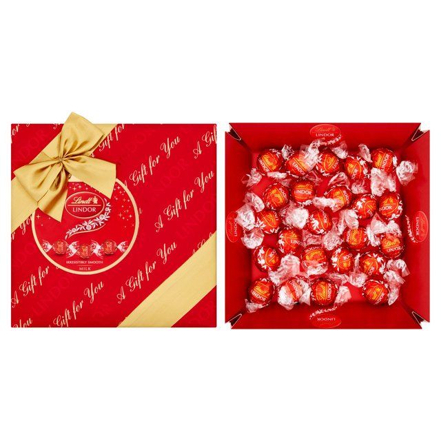 Lindt Lindor Milk Chocolate Gift Wrapped Box Perfumes, Aftershaves & Gift Sets M&S   