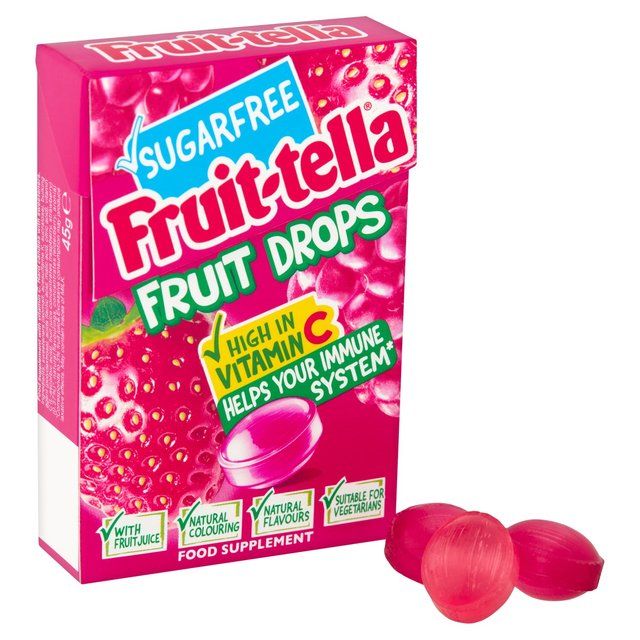 Fruittella Sugarfree Fruit Drop Red Berry Food Cupboard M&S   