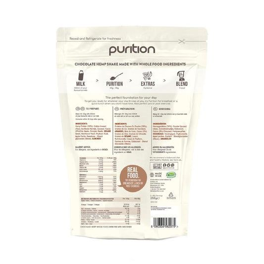 Purition Cocoa Vegan Wholefood Nutrition Powder - McGrocer