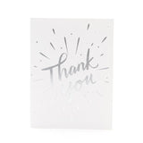 Silver Thank You Card Pack Miscellaneous M&S   