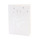 Silver Thank You Card Pack Miscellaneous M&S   