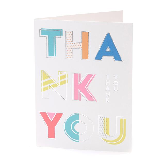 Rainbow Thank You Card Pack Miscellaneous M&S   