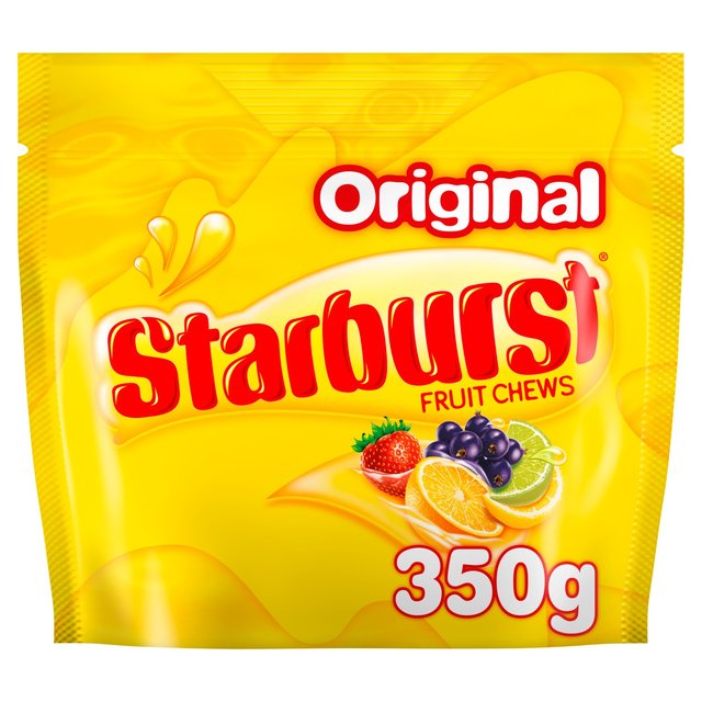 Starburst Vegan Chewy Sweets Fruit Flavoured Sharing Pouch Bag