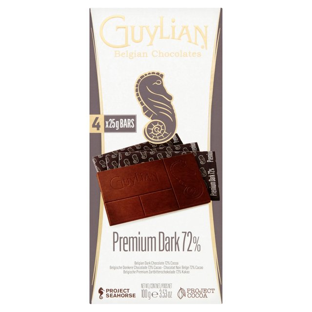 Guylian Dark 72% Bars Sweets M&S Title  