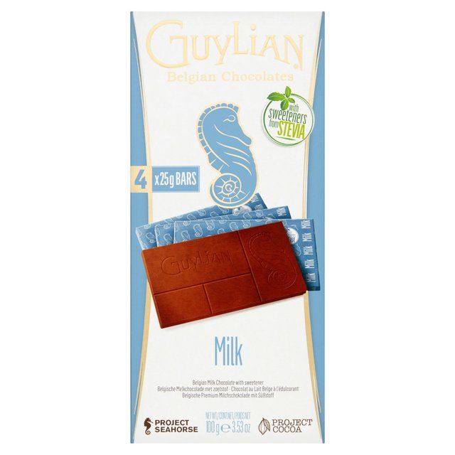 Guylian No Added Sugar Milk Bars Food Cupboard M&S Default Title  