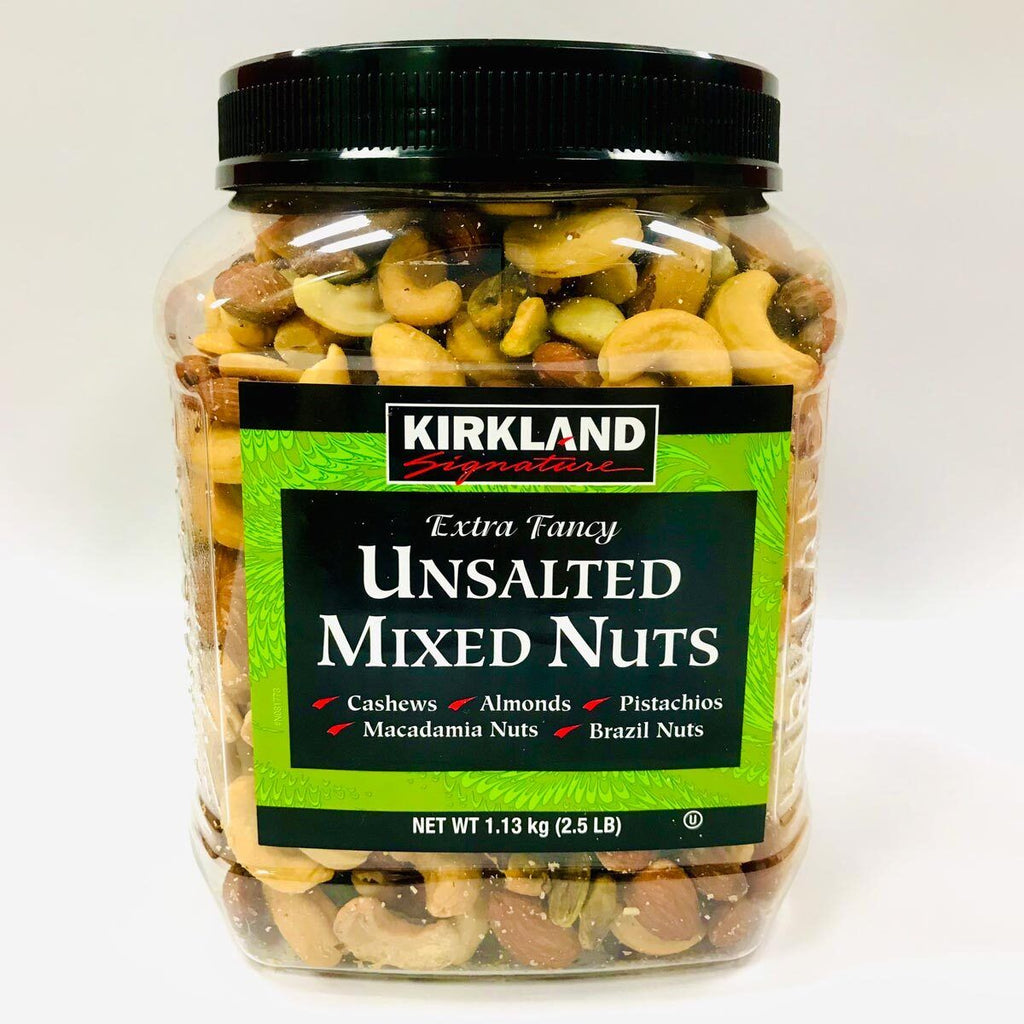 Kirkland Signature Extra Fancy Unsalted Mixed Nuts, 1.13kg