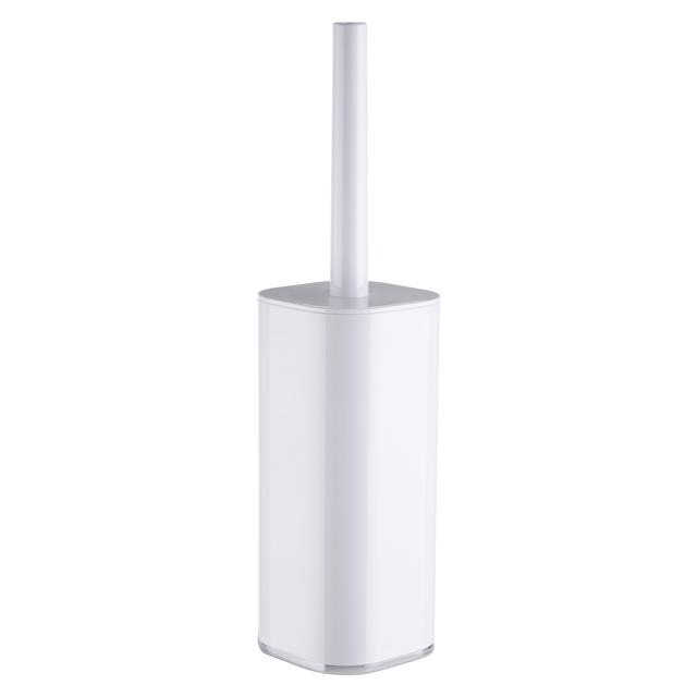 Ando Toilet Brush Holder, White & Clear 39X9cm